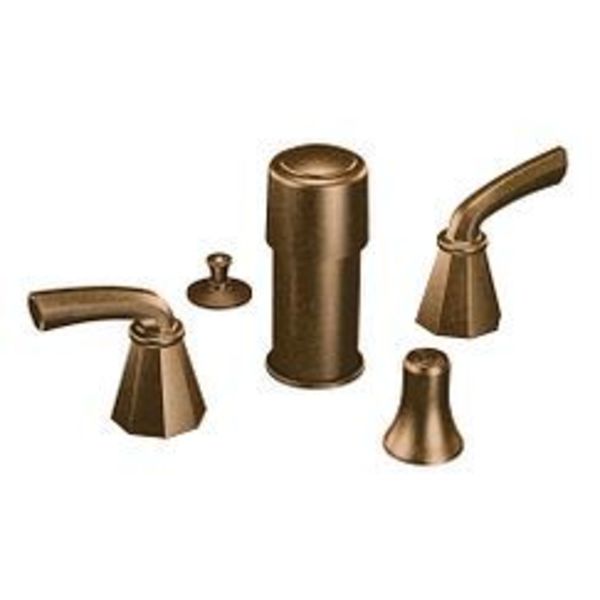 Moen Oil Rubbed Bronze Two-Handle Bidet Faucet TS445ORB